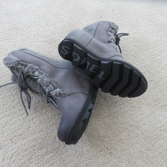 Sorel Joan of Arctic Boots Shearling 6 7 7.5 5 - Picture 5 of 5